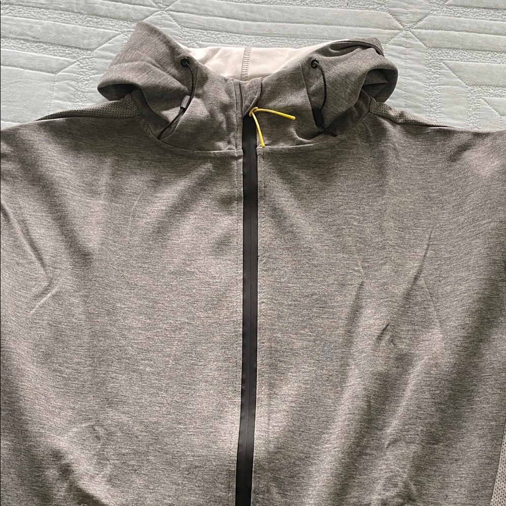 NWT Kenneth Cole Men's Gray Hooded Jacket